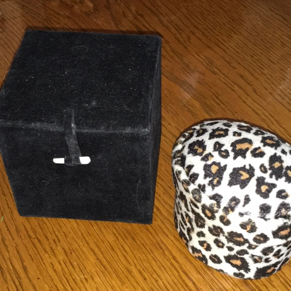 Leopard Print Jewelry Organizer Set - Black and Brown